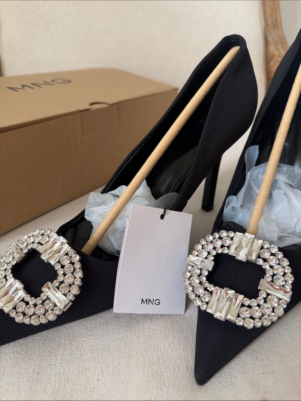 MANGO Jewel Heel Shoe EUR40